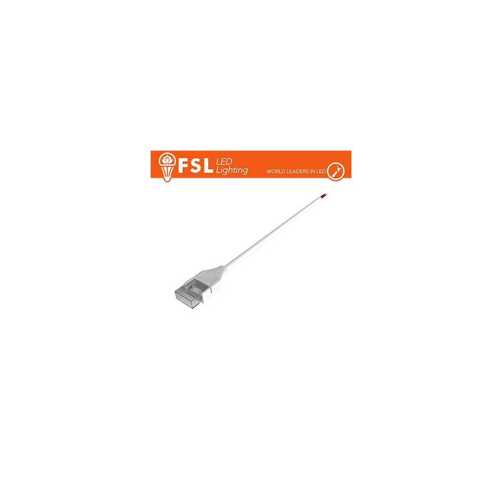 Cavo connettore 20cm, + fili spelati LED COB 220V e COB 24V FLSC2207