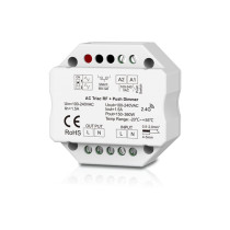 Dimmer LED 1 Canale RF 2.4G + Push 230V – Taglio di Fase Leading/Trailing SDS1-B