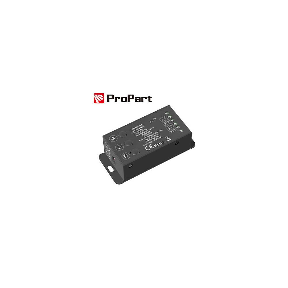 Dimmer RF 1CH*20A 12-24VDC con 3 pulsanti SD1CH-3B20A