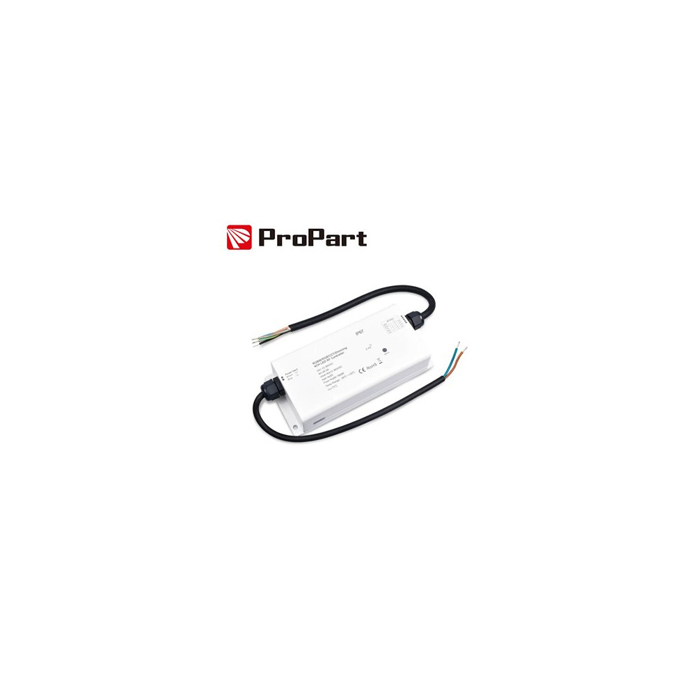 Ricevitore Controller RGB/RGBW IP67 - 4 Canali, 5A/Canale, 12-36V DC RF SD4CH-WP20A
