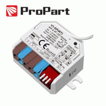 Controller Dimmer LED Monocolore WiFi + RF 12-48V Push DIM 6A Compatibile con Tuya Smart e Telecomando 2.4G RF SDVI-SPWT