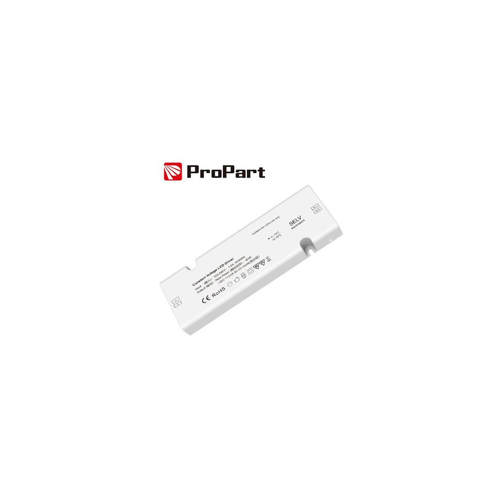 Driver LED 1CH 60W 24V a tensione costante SDSEN-1CH60W24V