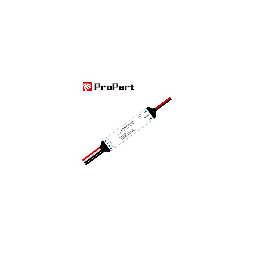Dimmer RF e Push 1 canale - 12/24V, 1ch 3A/CH, RF 2.4G SDPD-1CH3A