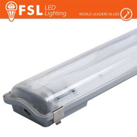 Plafo Stagna Porta tubo T8 IP65: 2 tubo 120cm FLB-2T120
