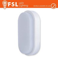 Plafoniera LED OVALE BIANCA 15W 4000K 55*100*200 IP54 FLRE-W15W4K
