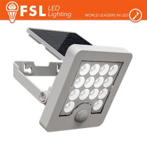 Faro da esterno solare con sensore di movimento 40W (4 led) - Bianco FLFSW303W