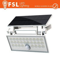 Faro da esterno solare con sensore di movimento 60W (6 led) - Bianco FLFSW304W