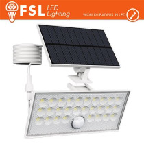 Faro da esterno solare con sensore di movimento 60W (6 led) - Bianco Staccabile FLFSW305W