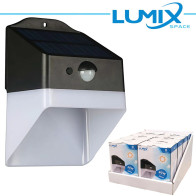 Lampada da parete solare LED senza fili con sensori + espositore LGP-SWL4K2W