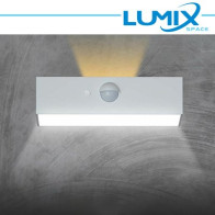 Lampada da parete solare LED 2 vie - senza fili con sensore pir LGM-SWL4K3W