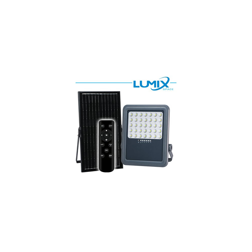 PROIETTORE SOLARE LED 200W + Crepuscolare KATK09-200W