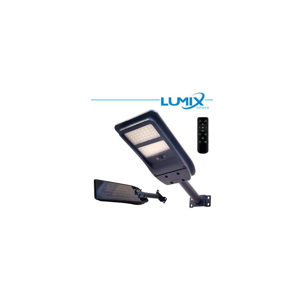 Faro solare LED senza fili con sensori, PALO INCLUSO 30cm KATRSEP-100W