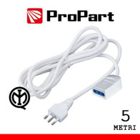 Prolunga lineare 10A 5metri spina10A PEP1120-5-W