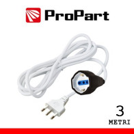 Prolunga lineare bipasso-schuko/bipasso 3metri spina16A PEP1124-3-W