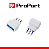 Adattatore bipasso spina 10A con Protezione da Sovraccarico PEA1112-W