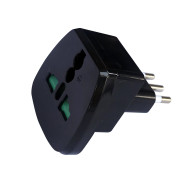 Adattatore universale spina 10A nero PES501070-BK