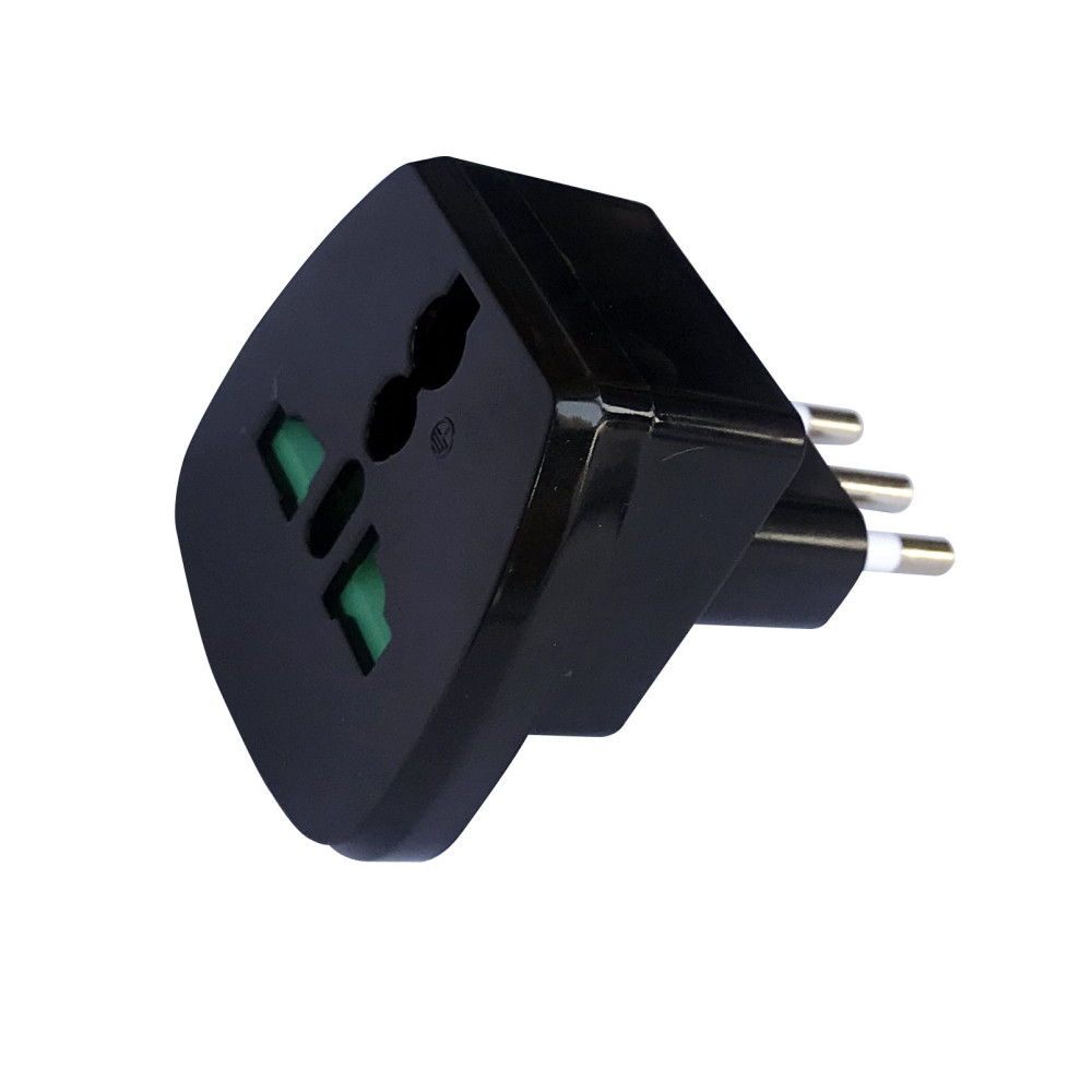 Adattatore universale spina 10A nero PES501070-BK