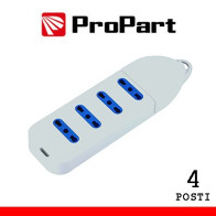 Multipresa 4pos bipasso senza cavo PEM2304-W