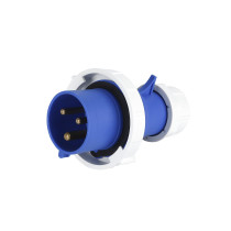 Spina Mobile Diritta Indust. CEE 16A-6h 2P+T 220-250V IP67 PEI0132