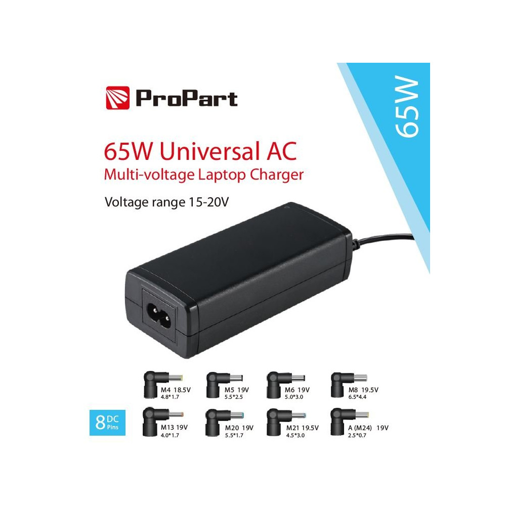 Alimentatore Universale Notebook Multi-voltaggio 65W PEN-1520V65W