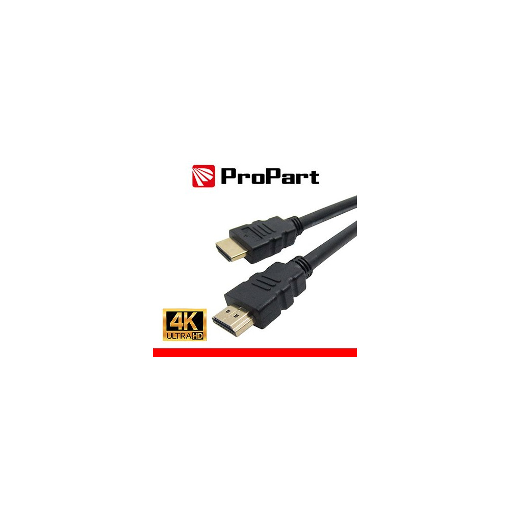 Cavo HDMI 2.0 High Speed 4K 3D con Ethernet 3m SP-SP NERO TR-H3SS-BK