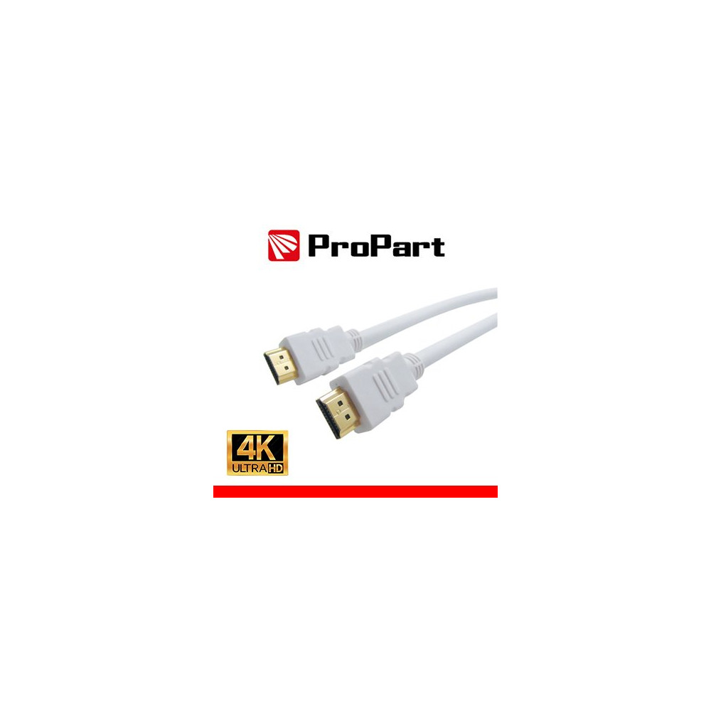 Cavo HDMI 2.0 High Speed 4K 3D con Ethernet 1.5m SP-SP BIANC TR-H15SS-W