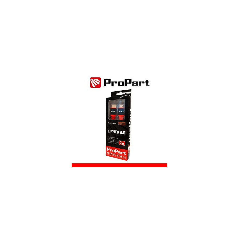 Cavo HDMI 2.0 HighSpeed 4K 3D con Ether.3m SP-SP Ner BLISTER TR-H3SSB-BK