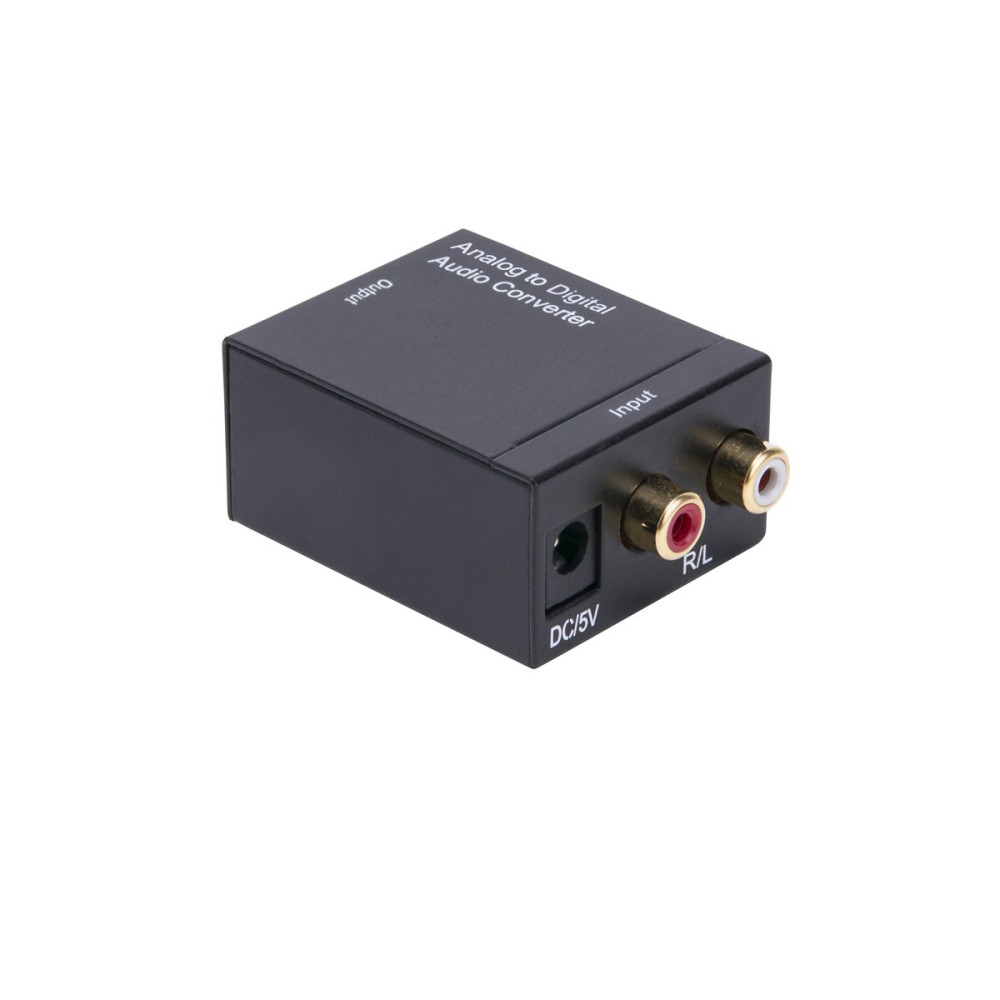 Moni Convertitore audio da Analogico R/L a Digitale/Toslink PT-PETATD