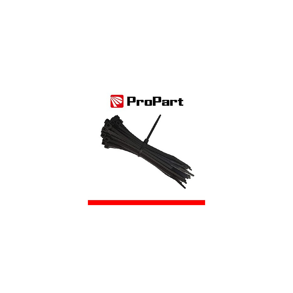 Fascette elettricista nylon 4,8x300mm Nero 100pz PECT4300-BK