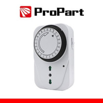 Timer analogico giornaliero Sp.16A - Pr. Bipasso 230V 3500W PET1005T