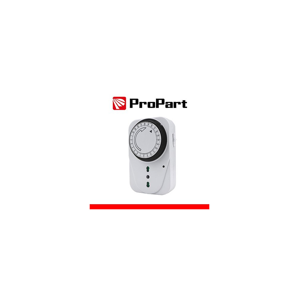 Timer analogico giornaliero Sp.16A - Pr. Bipasso 230V 3500W PET1005T