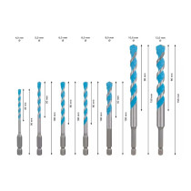 2608902370,Set punte universali Multi Construction, 7pz PTAC2370PIS-BO