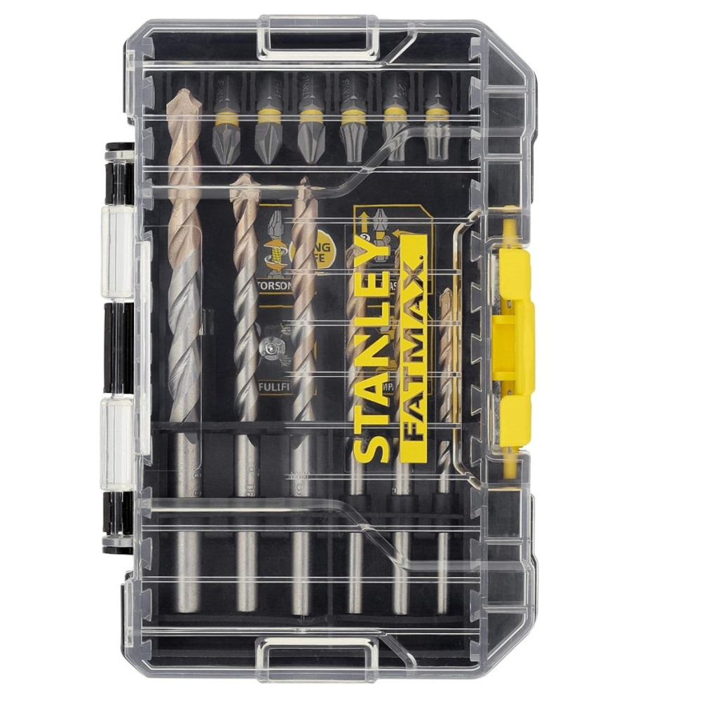 STA88552-XJ,SET 19 PEZZI PER FORARE MURATURA ED AVVITARE BIAV8552S-ST