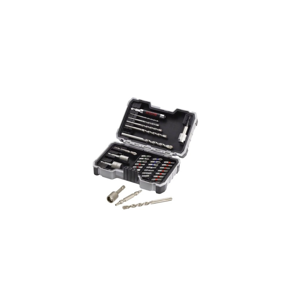 2607017326,Set punte per calcestruzzo e bit avvitamento Extra Hard, 35 pz. BIAV7326S-BO