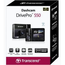 DASHCAM   DrivePro 550   TRANSCEND  doppia lente , STARVIS , infrarossi NOTTE - TS-DP550B-64G