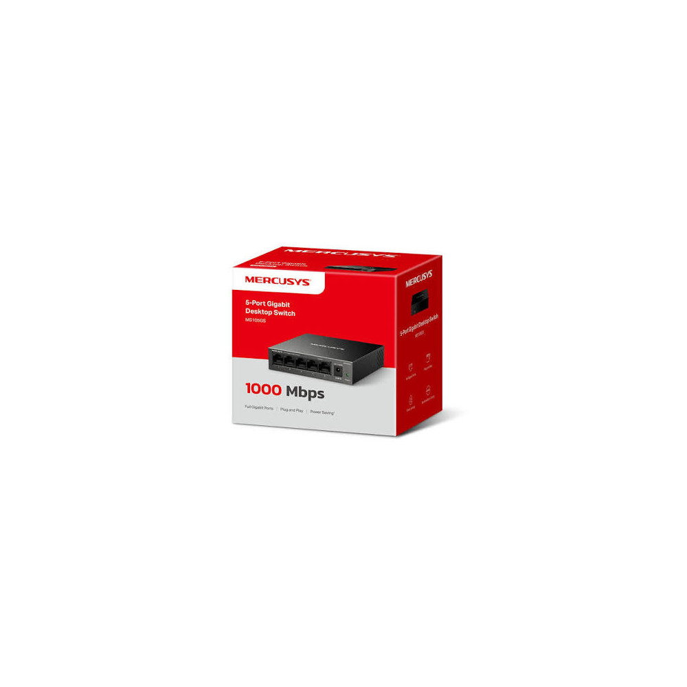 MERCUSYS     SWITCH   5-Port 10/100/1000Mbps - MS105GS