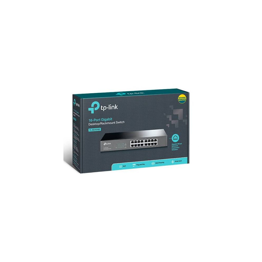 TP-Link     SWITCH  16-Port RJ45 10/100/1000Mbps - TL-SG1016