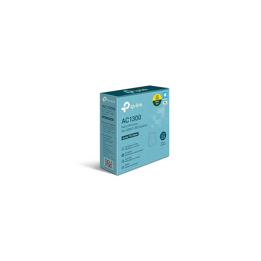 TP-Link    SCHEDA DI RETE USB MINI WIFI - ARCHER T3U NANO