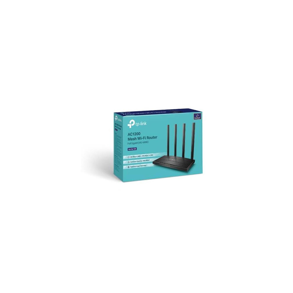 TP-Link     Router Wireless AC 1200Mbps Dual-band   300Mbps in 2.4Ghz - ARCHER C6 V4.0