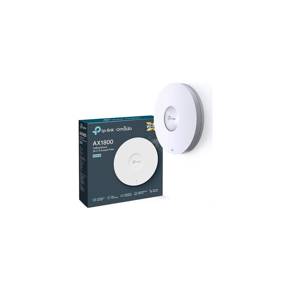 TP-Link     Omada Accesspoint Dual Band da interno AX1800, Dual-Band, WiFi 6 - EAP610