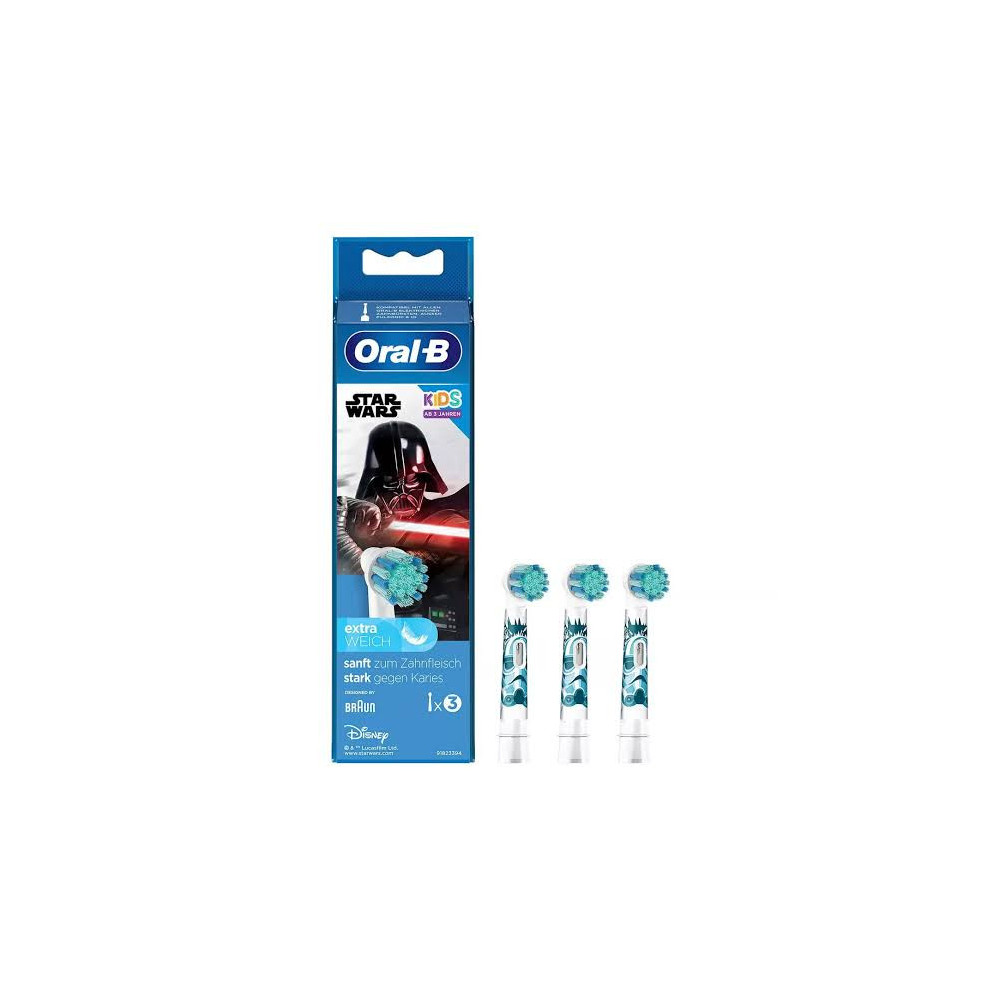 Oral-B Testina Ricambio 3 PZ sonic  Kids  Bianco  StarWars - 4210201404309