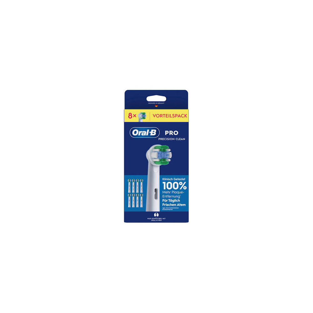 Oral-B Testina Ricambio 8 PZ PRECISION CLEAN - 8700216992947
