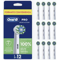 Oral-B Testina Ricambio 12  PZ PRO CROSS CLEAN - 8006540855683