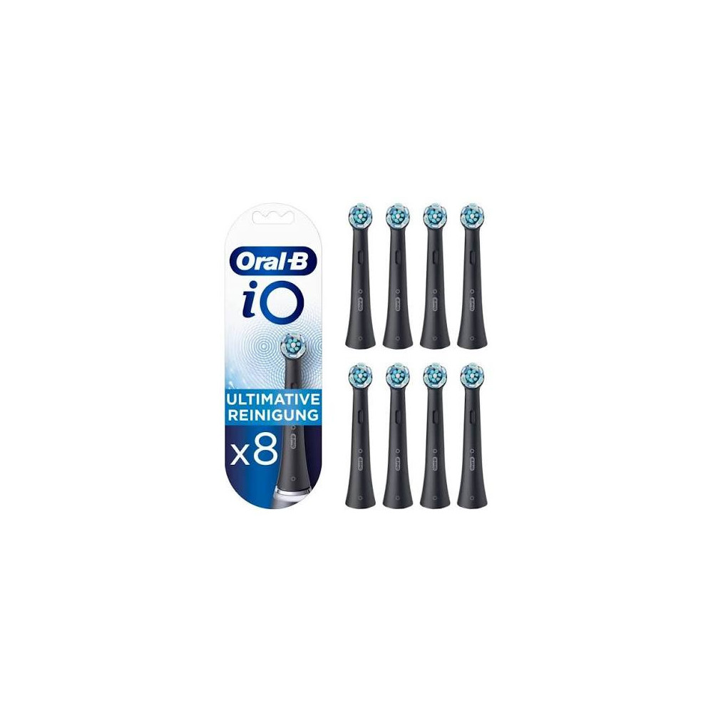 Oral-B Testina Ricambio  iO 8 PZ     Ultimate Clean NERO - 4210201434832