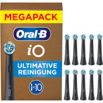 Oral-B Testina Ricambio  iO 10 PZ   Ultimate Clean NERO - 8700216777131