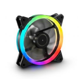 SHARKOON VENTOLA CASE SHARK BLADES RGB, 1200 RPM, CONNETTORE A 3 PIN, 12V, LUNGHEZZA CAVO 45CM - SHARK BLADES RGB FAN