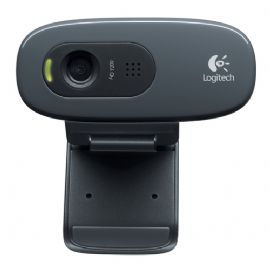 LOGITECH WEBCAM HD C270 USB 1MPX 1280X720  FLUID CRYSTAL MICROFONO INCORPORATO CLIP FISSAGGIO RILEVA - 960-001063