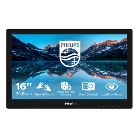 PHILIPS MONITOR TOUCH 15,6 LED TN 16:9 1366x768 4MS 220 CDM, IP65, VGA/DVI/DP/HDMI, MULTIMEDIALE - 162B9TN