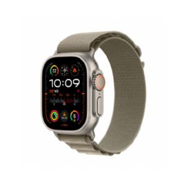Apple Watch Ultra 2 GPS + Cellular, 49mm Titanium Case con Oliva Alpine Loop - Small - MREX3TY/A