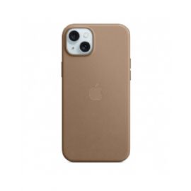 iPhone 15 Plus Custodia MagSafe in tessuto FineWoven - Grigio talpa - MT473ZM/A